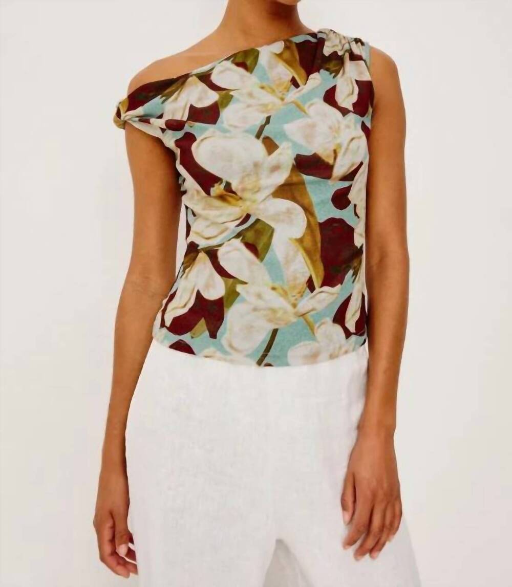 NEW RAILS orelia mesh crop top in plumeria